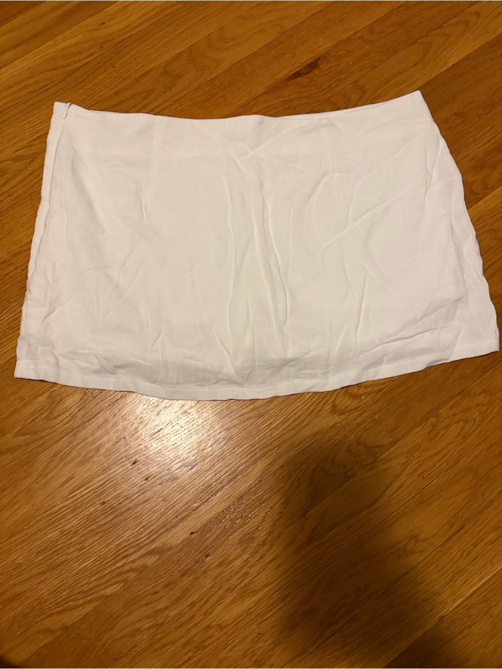 Women's White Mini Skort- Clean Everyday Style image 3